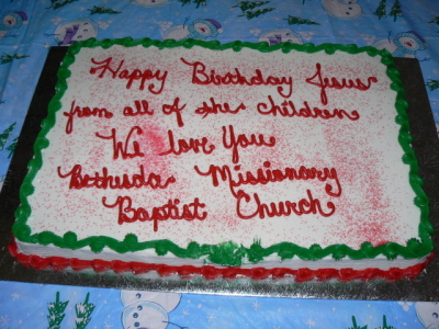 Birthday Party for Jesus